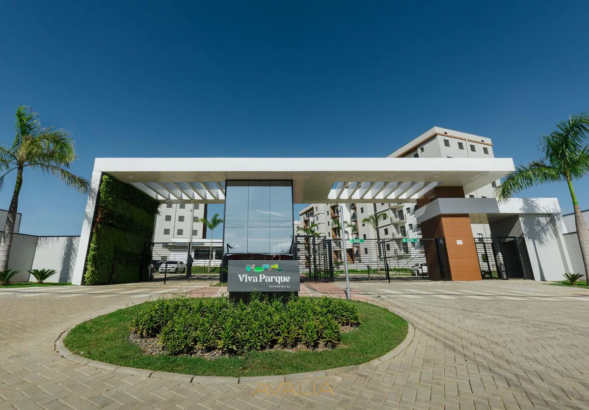 Portaria frontal do Viva Parque Residencial