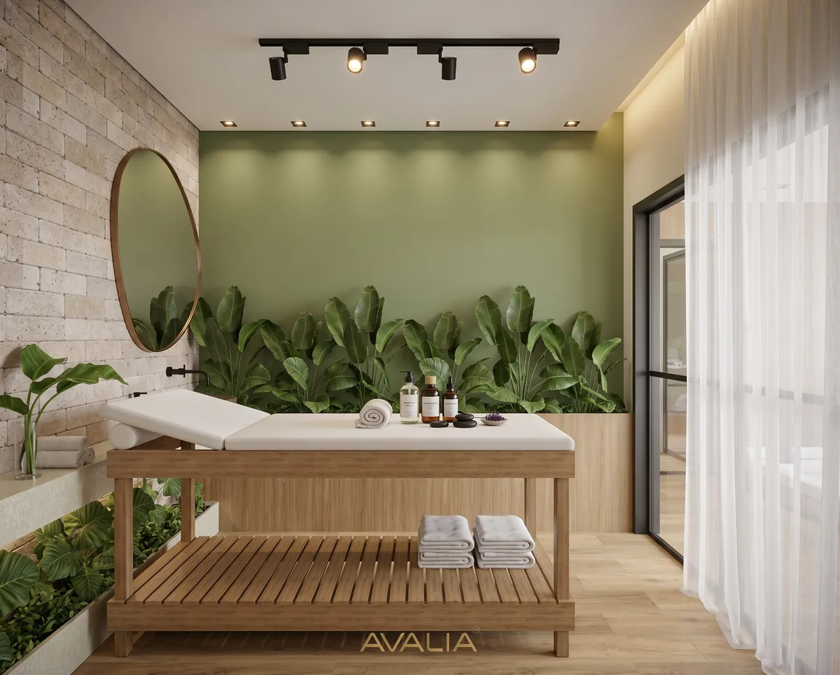 Espaço de massagem